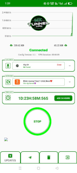 Herunterladen Mx Tunnel Vpn - Super fast Net Werkzeuge für Android Bildschirmfoto 2