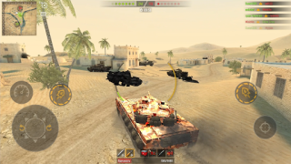 Herunterladen War of Tanks: World Blitz PvP Aktion für Android Bildschirmfoto 2