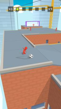 Herunterladen Crazy Kick! Fun Football game Arkade für Android Bildschirmfoto 4