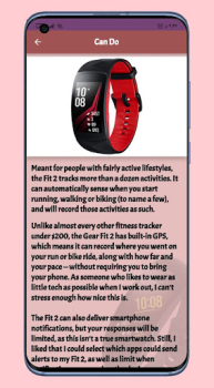 Herunterladen Galaxy Fit 2 smart watch Guide Bildung für Android Bildschirmfoto 3