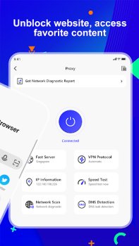 Herunterladen Private VPN - Proxy Browser Arbeit für Android Bildschirmfoto 7