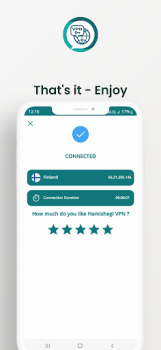 Herunterladen Hamishegi VPN Werkzeuge für Android Bildschirmfoto 5