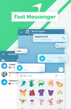 Herunterladen WeTel | ضد فیلتر | بدون فیلتر Kommunikation für Android Bildschirmfoto 2