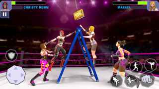 Herunterladen Bad Girls Wrestling Game Sport Spiele für Android Bildschirmfoto 2