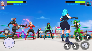 Herunterladen Bad Girls Wrestling Game Sport Spiele für Android Bildschirmfoto 5