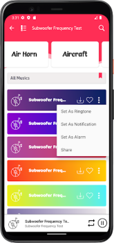 Herunterladen Subwoofer -Frequenztest Musik und Audio für Android Bildschirmfoto 6