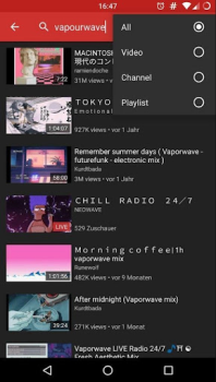Herunterladen PlayTube Mp3 VideoTube Musik und Audio für Android Bildschirmfoto 6