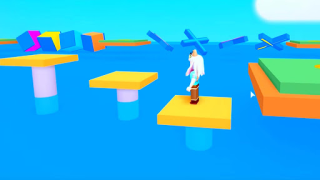 Herunterladen Obby Parkour games: lava mod Abenteuer für Android Bildschirmfoto 4