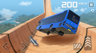 Herunterladen Bus Simulator: Ramp Stunt Rennen für Android Bildschirmfoto 3