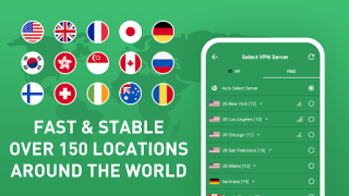Herunterladen Fast VPN - Fast & Secure Proxy Werkzeuge für Android Bildschirmfoto 2