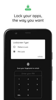 Herunterladen AppLocker: App-Sperre, PIN Arbeit für Android Bildschirmfoto 5