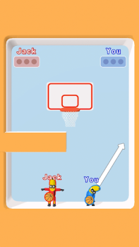 Herunterladen Basket Battle Aktion für Android Bildschirmfoto 3