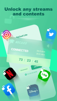 Herunterladen NoCard VPN Lite - VPN Proxy Werkzeuge für Android Bildschirmfoto 4