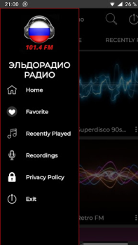 Herunterladen эльдорадио Радио онлайн Musik und Audio für Android Bildschirmfoto 7