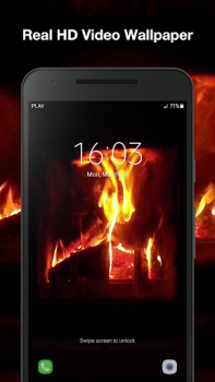 Herunterladen Kamin Animierte Tapete Personalisierung für Android Bildschirmfoto 3