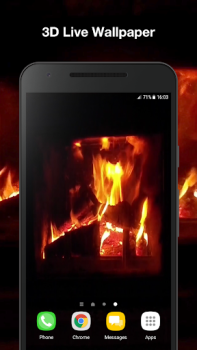 Herunterladen Kamin Animierte Tapete Personalisierung für Android Bildschirmfoto 5
