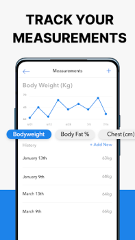 Herunterladen Hevy - Gym & Trainingstagebuch Gesundheit & Fitness für Android Bildschirmfoto 6
