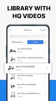 Herunterladen Hevy - Gym & Trainingstagebuch Gesundheit & Fitness für Android Bildschirmfoto 7