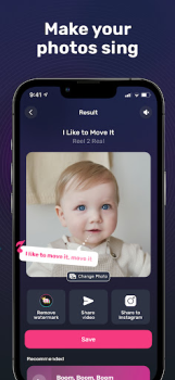 Herunterladen Mimic - AI Photo Face Animator Unterhaltung für Android Bildschirmfoto 7