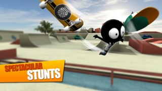 Herunterladen Stickman Skate Battle Sport Spiele für Android Bildschirmfoto 5