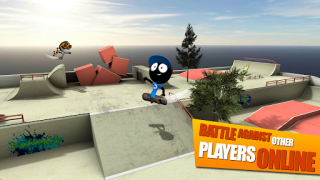 Herunterladen Stickman Skate Battle Sport Spiele für Android Bildschirmfoto 6