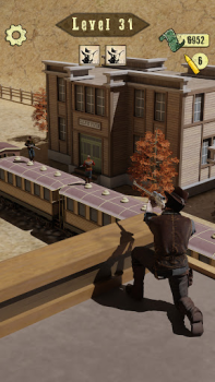 Herunterladen Wild West Sniper: Cowboy War Aktion für Android Bildschirmfoto 2