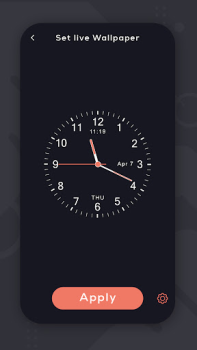 Herunterladen Analog Clock Live Wallpaper Personalisierung für Android Bildschirmfoto 4