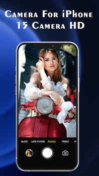 Herunterladen Camera For iPhone 15 Camera HD Foto für Android Bildschirmfoto 2