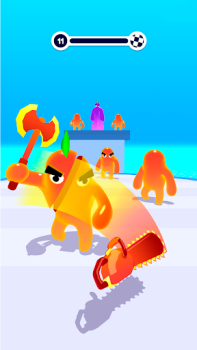 Herunterladen Blob Shooter 3D — Assassine Aktion für Android Bildschirmfoto 3