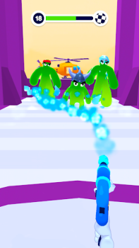 Herunterladen Blob Shooter 3D — Assassine Aktion für Android Bildschirmfoto 5