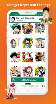 Herunterladen Anime Stickers for WhatsApp Personalisierung für Android Bildschirmfoto 4