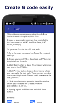 Herunterladen G-code Generator Arbeit für Android Bildschirmfoto 4