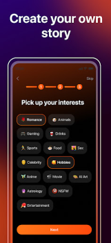 Herunterladen Rolemate: AI Chat & Roleplay Soziales für Android Bildschirmfoto 5