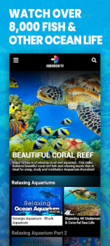 Herunterladen Aquariums TV Foto für Android Bildschirmfoto 4