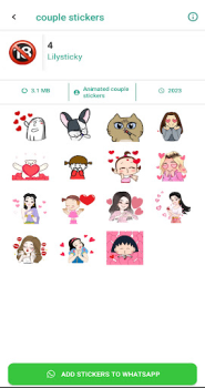 Herunterladen +18 Stickers for Whatsapp Personalisierung für Android Bildschirmfoto 4