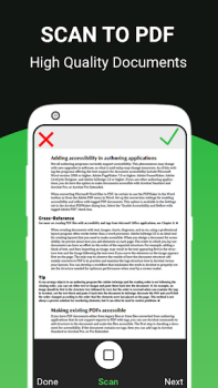 Herunterladen DocScan - PDF Scanner App Arbeit für Android Bildschirmfoto 3