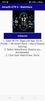 Herunterladen Amazfit GTR 4 WFace Personalisierung für Android Bildschirmfoto 2