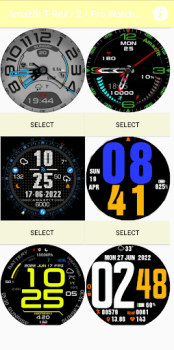 Herunterladen Amazfit T Rex / 2 / Pro WFace Personalisierung für Android Bildschirmfoto 5