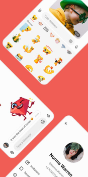 Herunterladen Gem Space: blogs, chats, calls Kommunikation für Android Bildschirmfoto 2