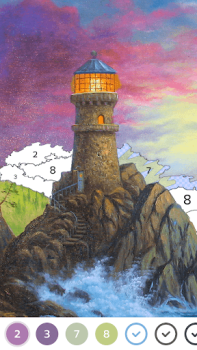 Herunterladen Colorswipes® - Color by Number Brettspiele für Android Bildschirmfoto 6