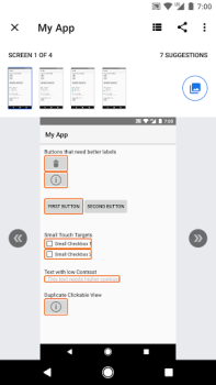 Herunterladen Accessibility Scanner Werkzeuge für Android Bildschirmfoto 3