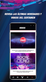 Herunterladen Claro Viña 2024 Unterhaltung für Android Bildschirmfoto 5