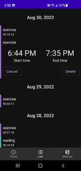Herunterladen Time Clock Arbeit für Android Bildschirmfoto 6