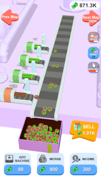 Herunterladen Candy Factory Tycoon Gelegentlich für Android Bildschirmfoto 3