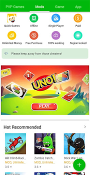 Herunterladen App Apps & Games: Happymod Unterhaltung für Android