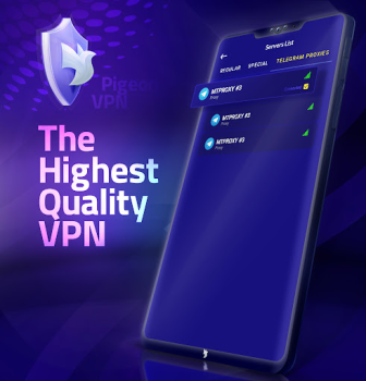 Herunterladen Pigeon VPN - Ultimate & Fast Werkzeuge für Android Bildschirmfoto 4