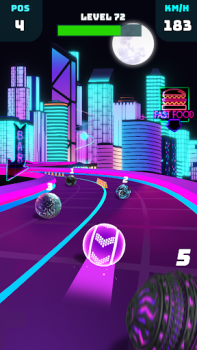 Herunterladen Racing Ball Master 3D Rennen für Android Bildschirmfoto 3
