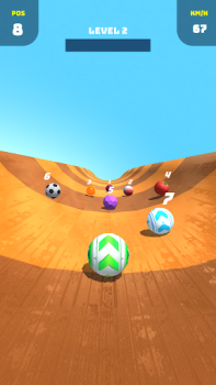 Herunterladen Racing Ball Master 3D Rennen für Android Bildschirmfoto 5