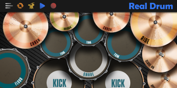 Herunterladen Real Drum: schlagzeug spielen Musik für Android Bildschirmfoto 6