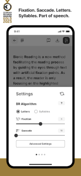Herunterladen Bionic Reading® Bücher und Leitfäden für Android Bildschirmfoto 4
